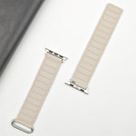 Correia de relógio magnética em silicone com fivela invertida, para Apple Watch SE 44mm, para Apple Watch Series 6 40mm, para Apple Watch Series 6 44mm