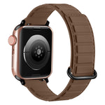 Correia de relógio magnética em silicone com fivela invertida, para Apple Watch Series 5 44mm, para Apple Watch Series 5 40mm, para Apple Watch Series 4 44mm