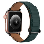 Correia de relógio magnética em silicone com fivela invertida, para Apple Watch Series 5 44mm, para Apple Watch Series 5 40mm, para Apple Watch Series 4 44mm