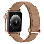 Correia de relógio magnética em silicone com fivela invertida, para Apple Watch Series 5 44mm, para Apple Watch Series 5 40mm, para Apple Watch Series 4 44mm