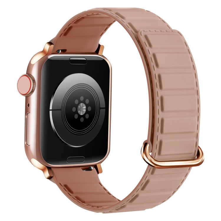 Correia de relógio magnética em silicone com fivela invertida, para Apple Watch Series 5 44mm, para Apple Watch Series 5 40mm, para Apple Watch Series 4 44mm