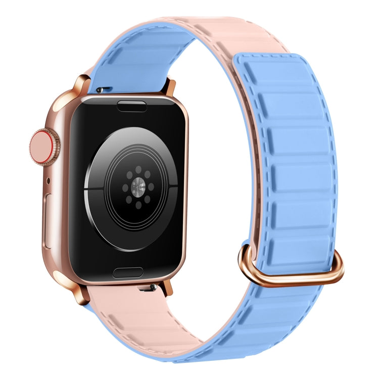 Correia de relógio magnética em silicone com fivela invertida, para Apple Watch Series 2 42mm, para Apple Watch Series 2 38mm, para Apple Watch 42mm
