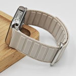 Reverse Buckle Magnetic Silicone Watch Band, For Apple Watch 38mm
