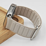 Correia de relógio magnética em silicone com fivela invertida, para Apple Watch Series 9 41mm, para Apple Watch Ultra 49mm, para Apple Watch Series 8 41mm