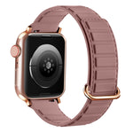 Correia de relógio magnética em silicone com fivela invertida, para Apple Watch Series 9 41mm, para Apple Watch Ultra 49mm, para Apple Watch Series 8 41mm