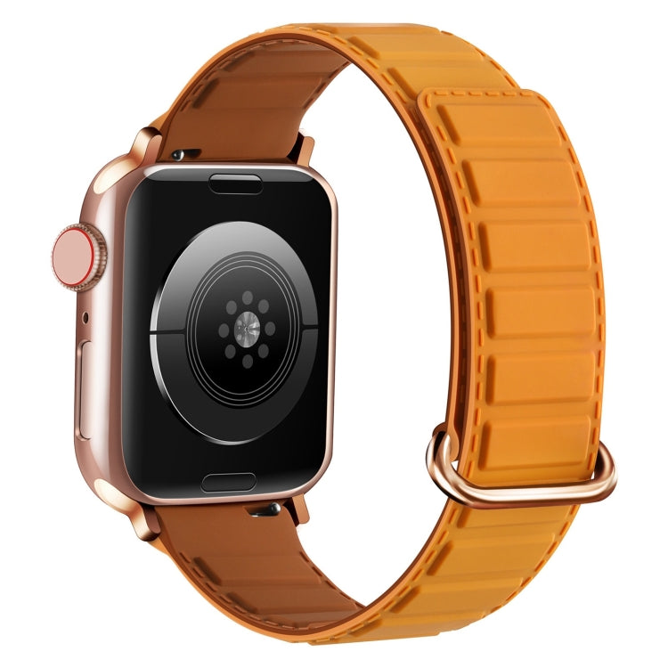 Correia de relógio magnética em silicone com fivela invertida, para Apple Watch Series 9 41mm, para Apple Watch Ultra 49mm, para Apple Watch Series 8 41mm