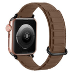 Correia de relógio de silicone magnética com fivela invertida, para Apple Watch Series 10 46mm, para Apple Watch Series 10 42mm, para Apple Watch SE 2023 44mm