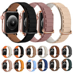 Correia de relógio magnética em silicone com fivela invertida, para Apple Watch Series 4 40mm, para Apple Watch Series 3 38mm, para Apple Watch Series 3 42mm