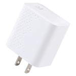 LZ-105PD Carregador de Viagem 25W USB-C / Tipo-C com Padrão de Pontos, Ficha EUA, Ficha UE
