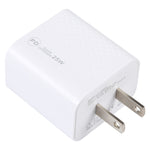 LZ-105PD Carregador de Viagem 25W USB-C / Tipo-C com Padrão de Pontos, Ficha EUA, Ficha UE