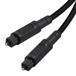 Cabo de Ligação Óptico de Fibra Digital EMK Porta Quadrada para Porta Quadrada para Altifalante, 1m, 1.5m, 2m, 3m, 5m, 8m, 10m, 15m, 25m