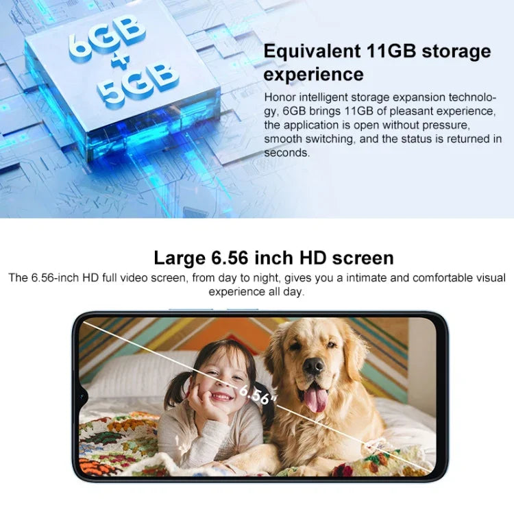 Honor Play 40C 5G, 6,56 polegadas MagicOS 7.1 Snapdragon 480 Plus Octa Core até 2,2GHz, Rede: 5G, Não suporta Google Play, 6GB+128GB