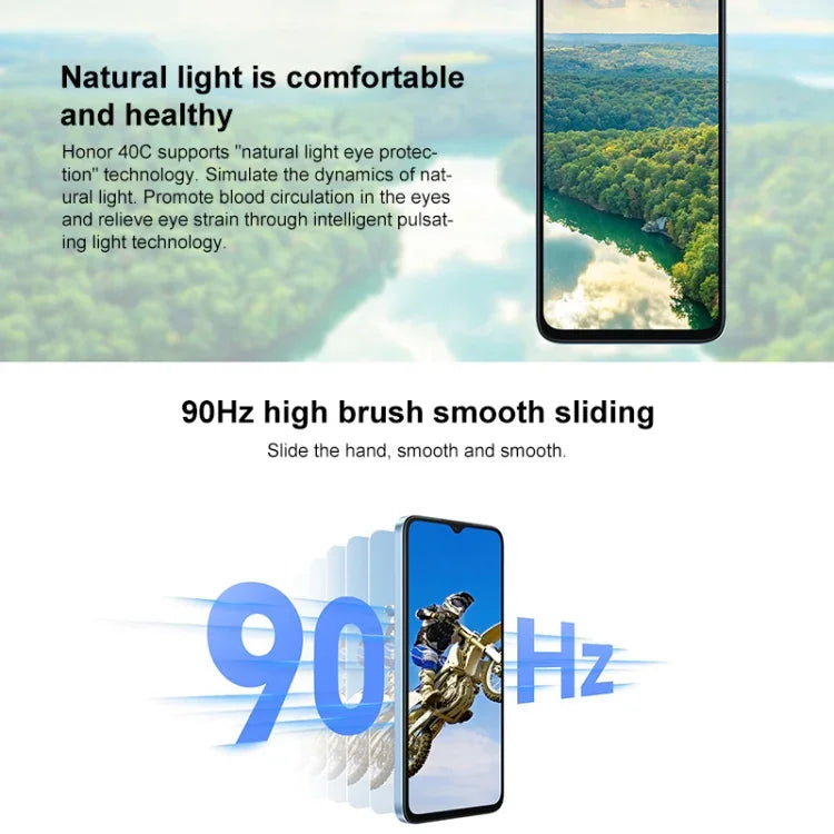 Honor Play 40C 5G, 6,56 polegadas MagicOS 7.1 Snapdragon 480 Plus Octa Core até 2,2GHz, Rede: 5G, Não suporta Google Play, 6GB+128GB