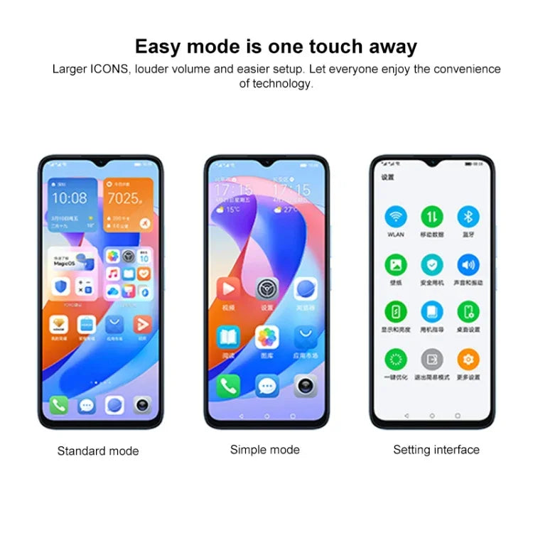 Honor Play 40C 5G, 6,56 polegadas MagicOS 7.1 Snapdragon 480 Plus Octa Core até 2,2GHz, Rede: 5G, Não suporta Google Play, 6GB+128GB