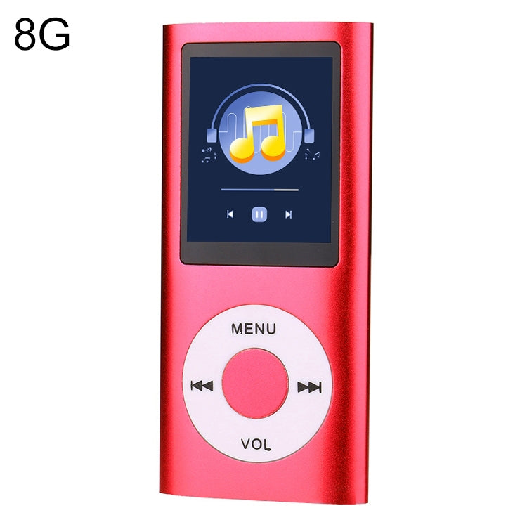 Leitor MP4 metálico com ecrã TFT de 1,8 polegadas, com cartão TF de 8G + auscultadores + cabo, com cartão TF de 16G + auscultadores + cabo, com auscultadores + cabo