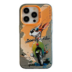 Capa para telemóvel série pintura a óleo padrão animal PC + TPU, para iPhone 16 Pro