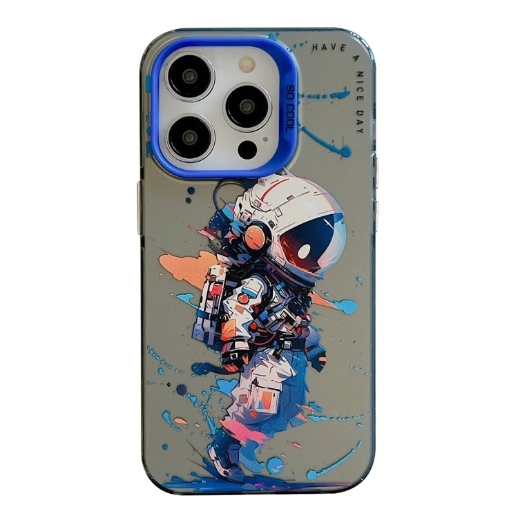 Capa para telemóvel série pintura a óleo padrão animal PC + TPU, para iPhone 16 Pro