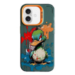 Capa para telemóvel PC + TPU da série pintura a óleo com padrão animal, Para iPhone Air