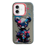 Capa para telemóvel PC + TPU da série pintura a óleo com padrão animal, Para iPhone Air