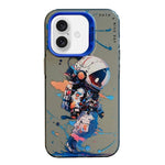 Capa para telemóvel PC + TPU da série pintura a óleo com padrão animal, Para iPhone Air