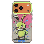Capa para telemóvel PC + TPU da série pintura a óleo com padrão animal, Para iPhone 17
