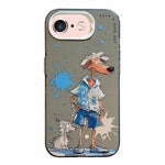 Animal Pattern Oil Painting Series PC + TPU Phone Case, For iPhone 6s / 6
