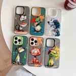 Animal Pattern Oil Painting Series PC + TPU Phone Case, For iPhone 17 Pro Max