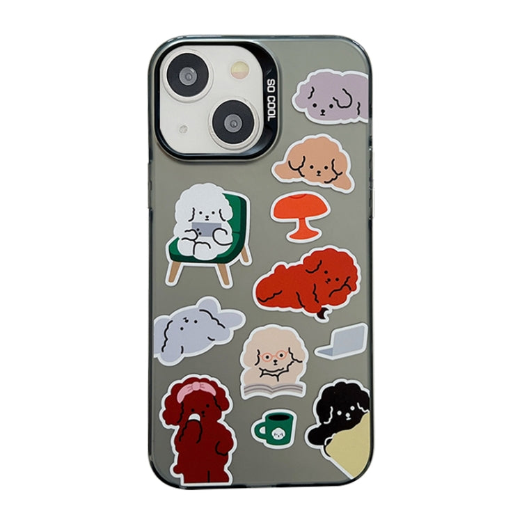 Cute Animal Pattern Series PC + TPU Phone Case, For iPhone 15 Pro Max, For iPhone 14, For iPhone 15 Pro, For iPhone 14 Pro
