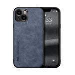 Capa para telemóvel com parte traseira em pele magnética com toque de pele, para iPhone 14, para iPhone 14 Pro, para iPhone 14 Pro Max