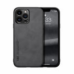 Capa para telemóvel com parte traseira em pele magnética com toque de pele, para iPhone 14, para iPhone 14 Pro, para iPhone 14 Pro Max