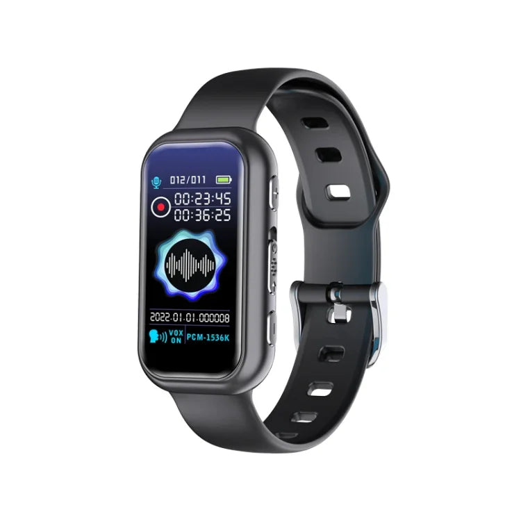 Pulseira Inteligente JNN S16 com Controlo de Voz Bluetooth MP3, Redução de Ruído HD, Gravação, 4GB, 8GB, 16GB, 32GB, 64GB