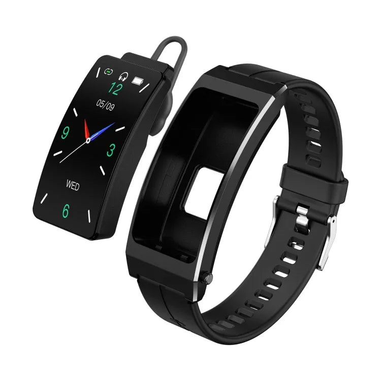 Pulseira Inteligente K13S com Ecrã TFT de 1,14 polegadas e Pulseira de Silicone, Suporta Chamadas, Gestão do Sono / Monitorização de Oxigénio no Sangue, Pulseira de Silicone