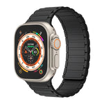 Correia de Relógio de Silicone com Loop Magnético, Para Apple Watch Series 9 45mm, Para Apple Watch Series 9 41mm, Para Apple Watch Ultra 49mm
