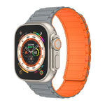 Correia de Relógio de Silicone com Loop Magnético, Para Apple Watch Series 9 45mm, Para Apple Watch Series 9 41mm, Para Apple Watch Ultra 49mm