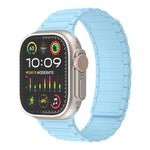 Correia de Relógio de Silicone com Loop Magnético, Para Apple Watch Series 9 45mm, Para Apple Watch Series 9 41mm, Para Apple Watch Ultra 49mm
