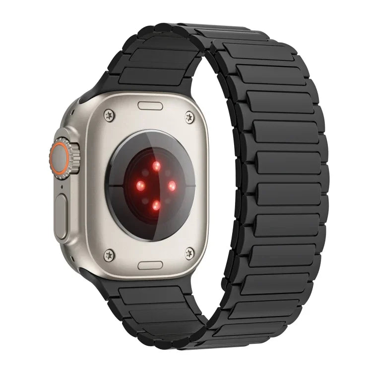 Pulseira de Silicone com Loop Magnético, Para Apple Watch Série 4 44mm, Para Apple Watch Série 4 40mm, Para Apple Watch Série 3 38mm