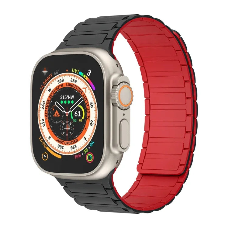 Correia de Relógio de Silicone com Loop Magnético, Para Apple Watch SE 2023 44mm, Para Apple Watch SE 2023 40mm, Para Apple Watch Ultra 2 49mm
