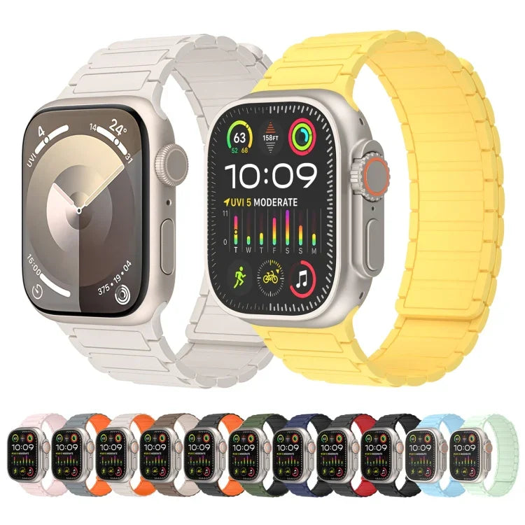 Pulseira de Relógio Magnética em Silicone Loop, Para Apple Watch 42mm, Para Apple Watch 38mm