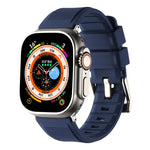 Double Ring Silicone Watch Band, For Apple Watch SE 40mm, For Apple Watch SE 44mm, For Apple Watch 6 40mm, For Apple Watch 6 44mm