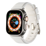 Double Ring Silicone Watch Band, For Apple Watch SE 40mm, For Apple Watch SE 44mm, For Apple Watch 6 40mm, For Apple Watch 6 44mm