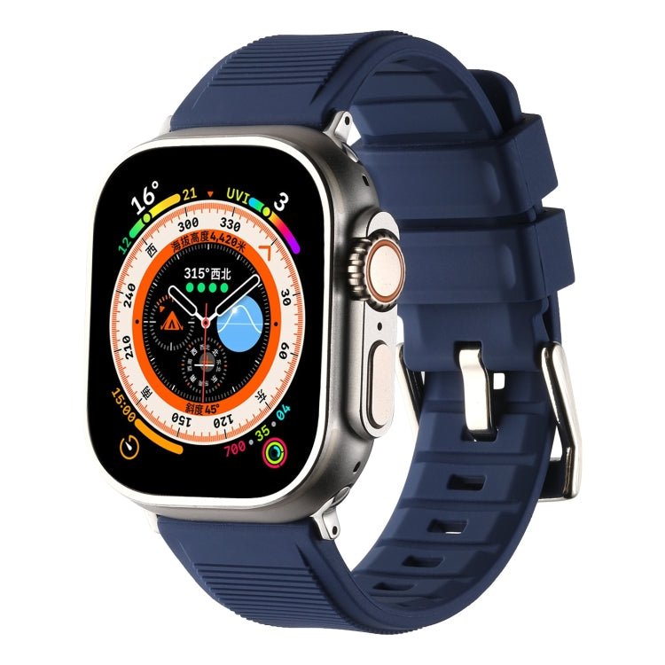 Pulseira de Relógio de Silicone com Duplo Anel, Para Apple Watch 3 38mm, Para Apple Watch 3 42mm, Para Apple Watch 2 42mm, Para Apple Watch 2 38mm