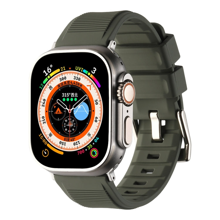 Pulseira de Relógio de Silicone com Duplo Anel, Para Apple Watch 3 38mm, Para Apple Watch 3 42mm, Para Apple Watch 2 42mm, Para Apple Watch 2 38mm