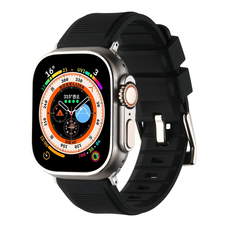 Pulseira de Relógio de Silicone com Duplo Anel, Para Apple Watch 3 38mm, Para Apple Watch 3 42mm, Para Apple Watch 2 42mm, Para Apple Watch 2 38mm