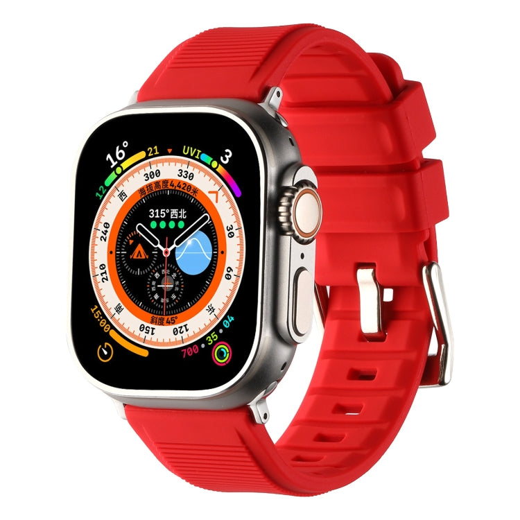 Pulseira de Relógio de Silicone com Duplo Anel, Para Apple Watch 3 38mm, Para Apple Watch 3 42mm, Para Apple Watch 2 42mm, Para Apple Watch 2 38mm