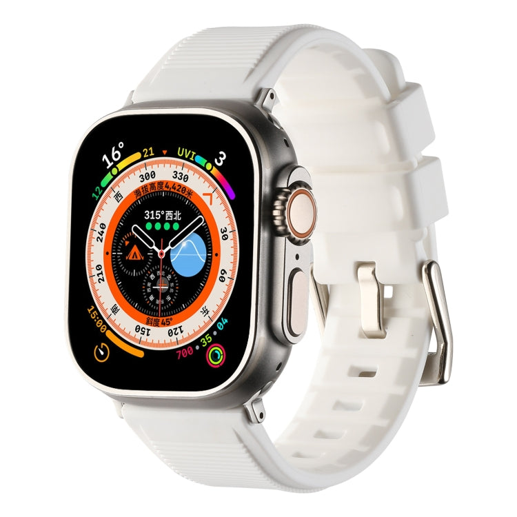 Pulseira de Relógio de Silicone com Duplo Anel, Para Apple Watch 42mm, Para Apple Watch 38mm