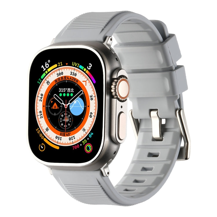 Pulseira de Relógio de Silicone com Duplo Anel, Para Apple Watch 42mm, Para Apple Watch 38mm