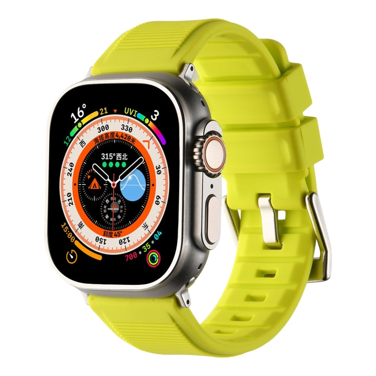 Pulseira de Relógio de Silicone com Duplo Anel, Para Apple Watch 42mm, Para Apple Watch 38mm