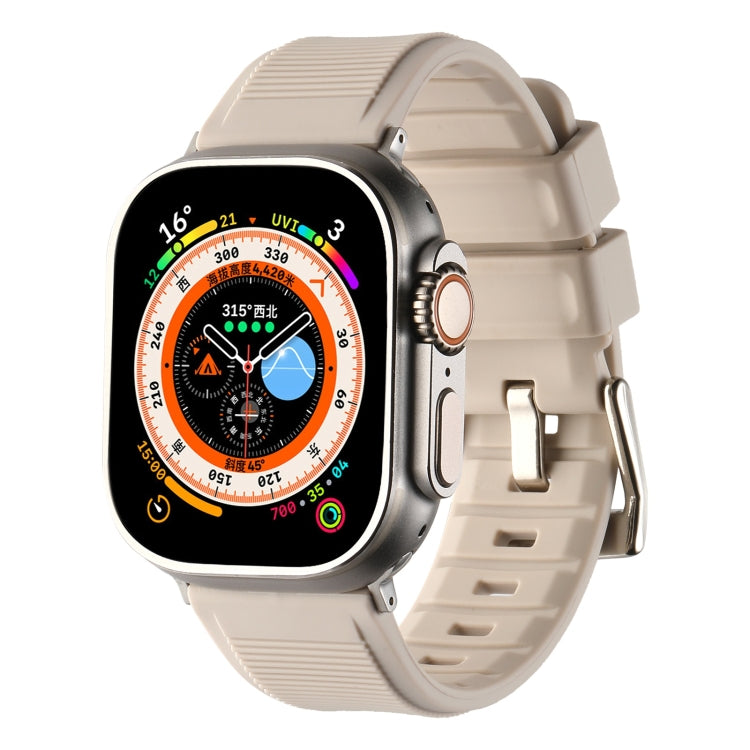 Pulseira de Relógio de Silicone com Duplo Anel, Para Apple Watch 42mm, Para Apple Watch 38mm