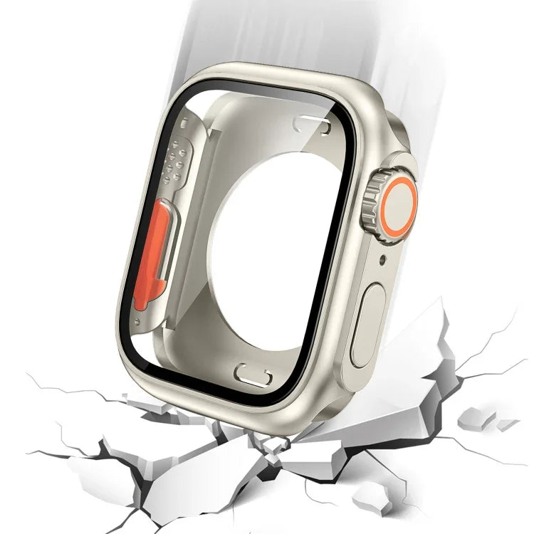 Mudar para Caixa de Relógio Híbrida PC com Filme Inclusivo Ultra 49mm, Para Apple Watch Series 6 / 5 / 4 / SE 44mm, Para Apple Watch Series 6 / 5 / 4 / SE 40mm, Para Apple Watch Series 9 / 8 / 7 45mm, Para Apple Watch Series 9 / 8 / 7 41mm