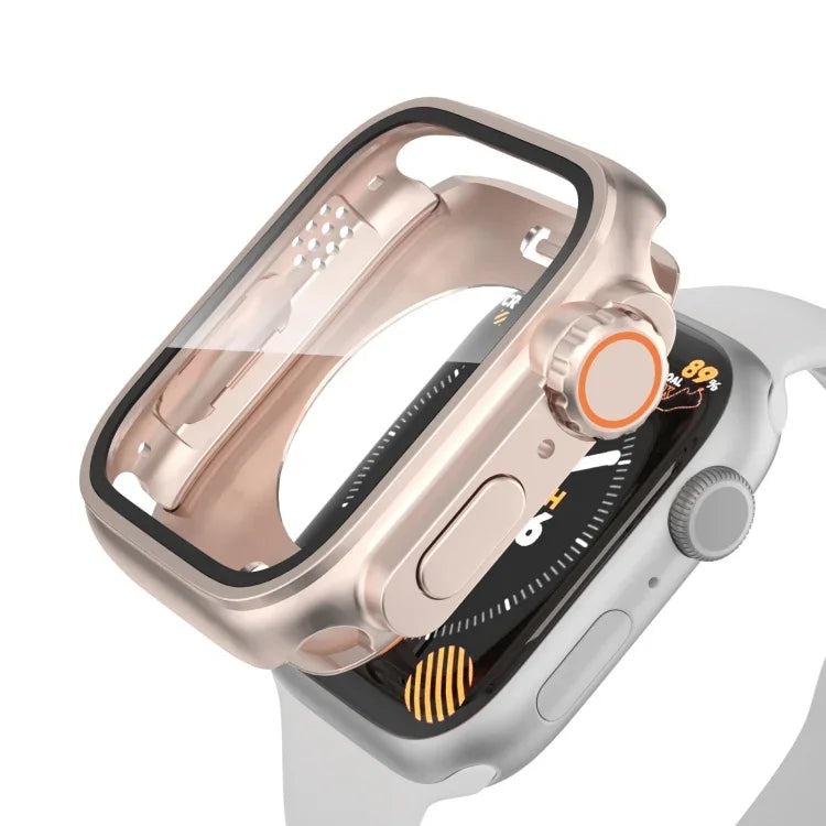 Mudar para Caixa de Relógio Híbrida PC com Filme Impermeável Inclusivo Ultra 49mm, Para Apple Watch Series 6 / 5 / 4 / SE 44mm, Para Apple Watch Series 6 / 5 / 4 / SE 40mm, Para Apple Watch Series 9 / 8 / 7 45mm, Para Apple Watch Series 9 / 8 / 7 41mm